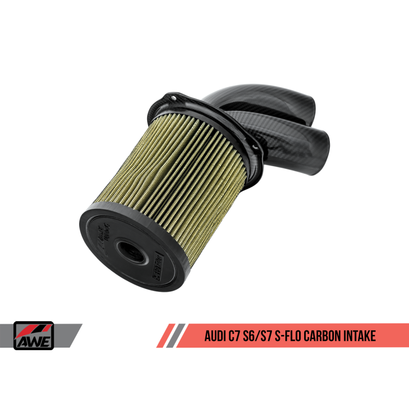 AWE Tuning Audi C7 S6 / S7 4.0T S-FLO Carbon Intake V2