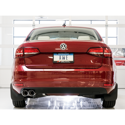 AWE Tuning 09-14 Volkswagen Jetta Mk6 1.4T Touring Edition Exhaust - Chrome Silver Tips