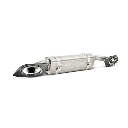 Akrapovič Slip-On Line Exhaust (Titanium) w/ Carbon Titanium Tips - 2014-2015 Porsche 911 Turbo/Turbo S (991)