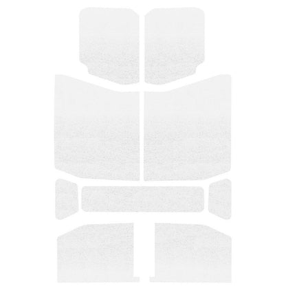 DEI 18-23 Jeep Wrangler JL 4-Door Boom Mat Headliner - 9 Piece - White