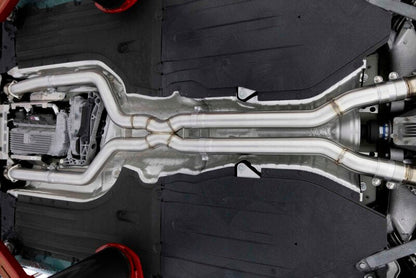 Dinan 24-26 BMW X5 M LCI/X6 M LCI (F95/F96) High Flow X-Pipe Exhaust - 3.25in - Stainless Steel