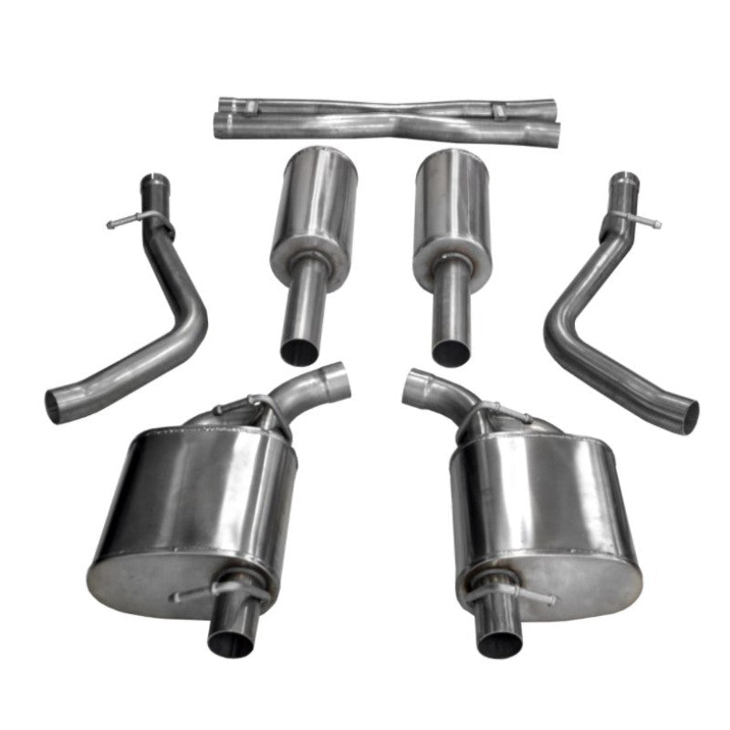 Corsa 15-20 Dodge Challenger 3.6L 2.5in Cat-Back Dual Rear Exit (re-uses stock exhaust bezel)