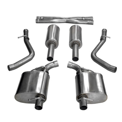 Corsa 15-20 Dodge Challenger 3.6L 2.5in Cat-Back Dual Rear Exit (re-uses stock exhaust bezel)