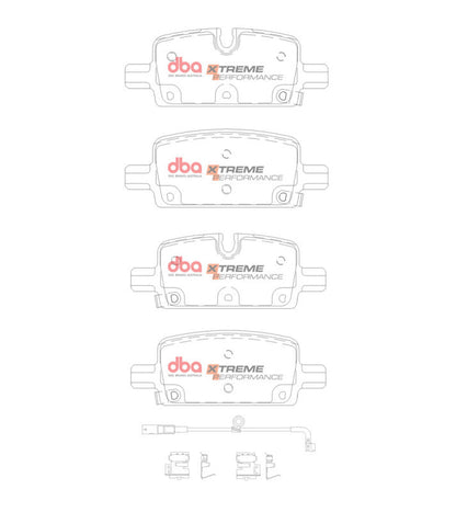 DBA 21-23 Cadillac Escalade (w/6 Piston BBK) Rear XP Performance Brake Pads