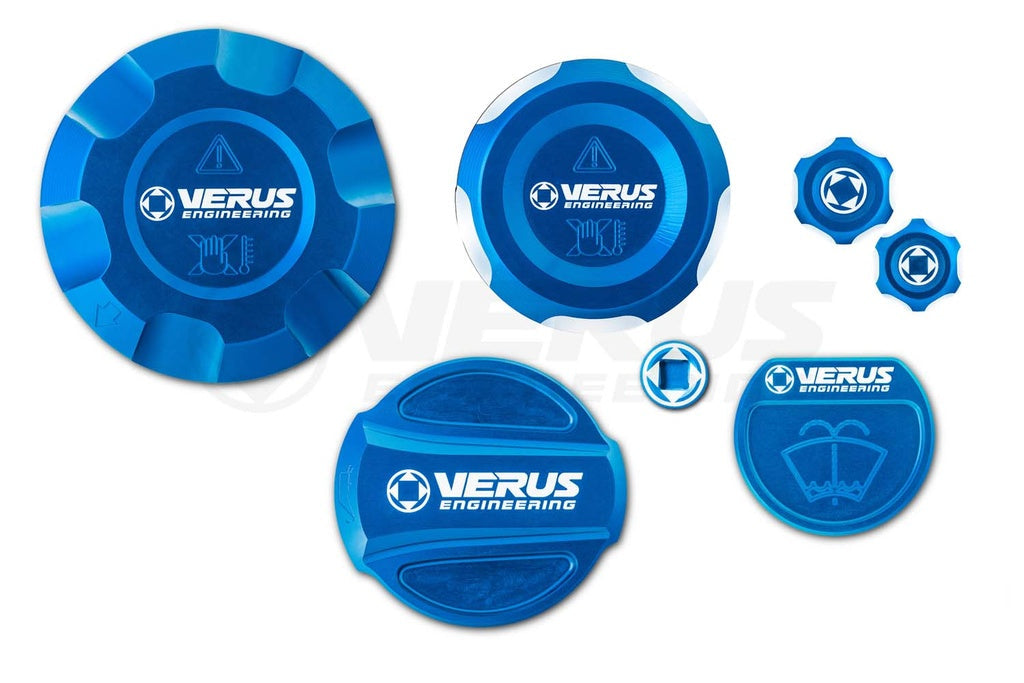 Verus - Engine Bay Fluid Cap Kit - Mk5 Toyota Supra - A0254A for 2020-2025 Toyota GR Supra - front view