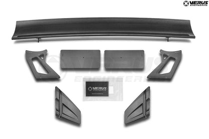 Verus - UCW Rear Wing Kit - Ford Mustang Shelby GT350R - A0283A for 2016-2020 Ford Mustang - front view