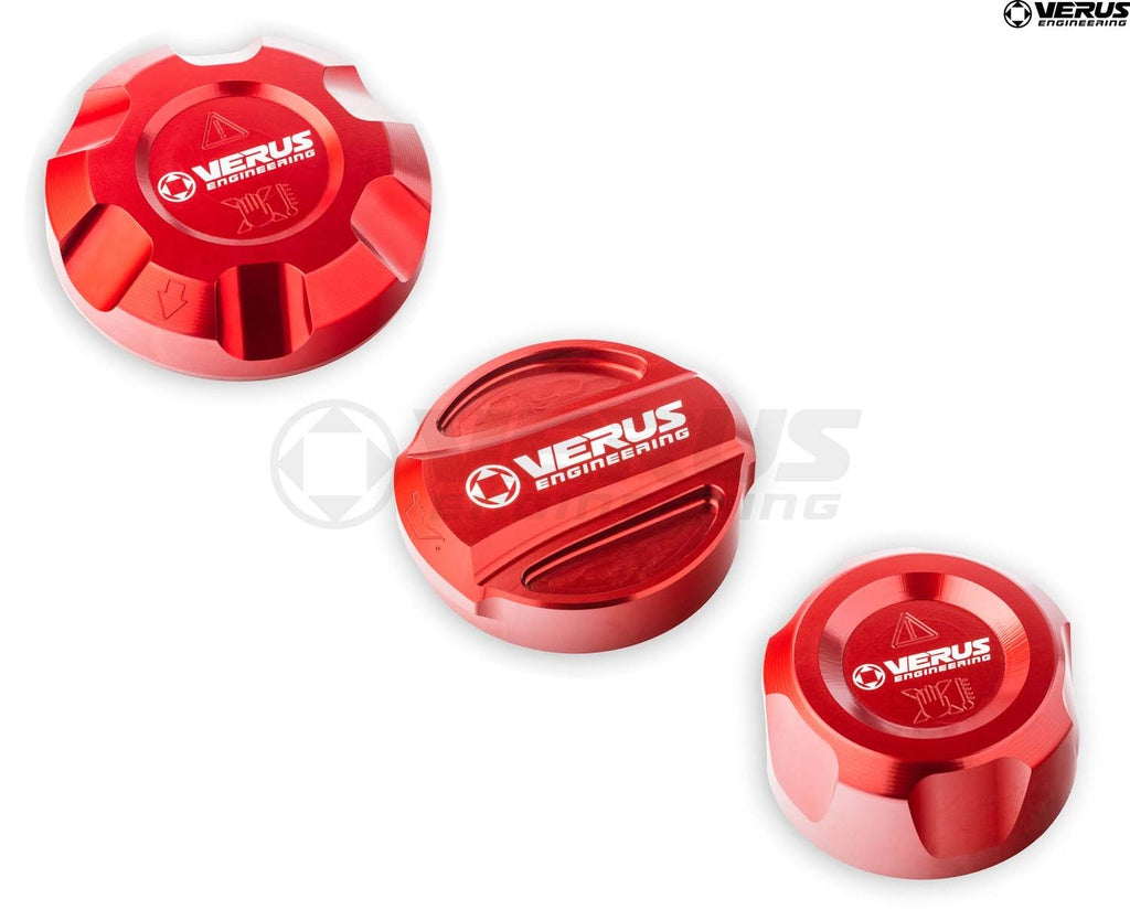 Verus - Engine Bay Fluid Cap Kit - BMW (G-Series, B58 Engine) - A0402A by Verus Engineering - detail view