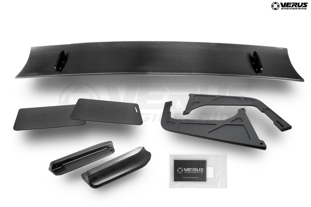 Verus - UCW Swan Neck Rear Wing Kit - G87 BMW M2 - A0535A for 2023-2025 BMW M2 - angle view