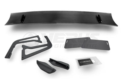 Verus - UCW Rear Wing Kit for 2022+ VB Subaru WRX - A0551A for 2022-2025 Subaru WRX - angle view