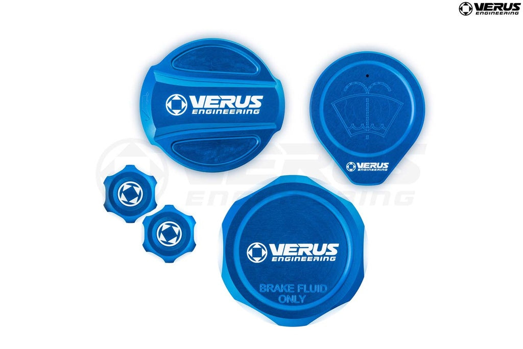 Verus - Engine Bay Fluid Cap Kit - ND Miata - A0625A for 2016-2023 Mazda MX 5 Miata - angle view