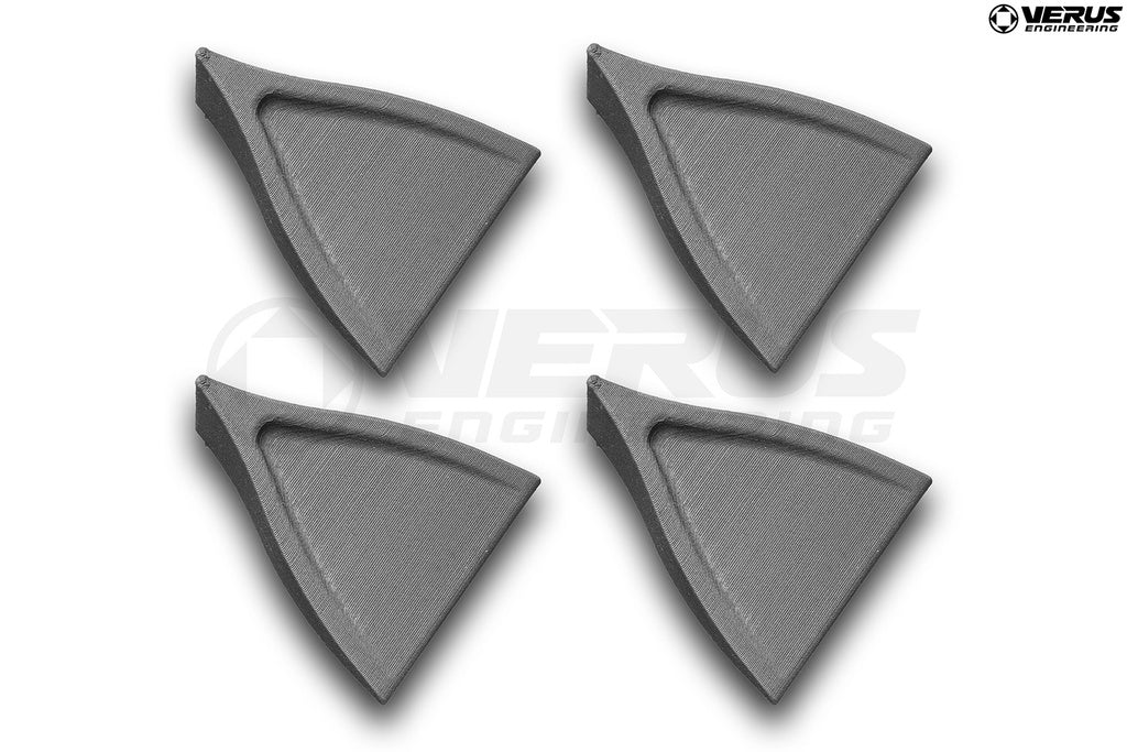 Verus - Vortex Generator Kit - FK8 Honda CTR - A0665A for 2017-2021 Honda Civic Type R - angle view