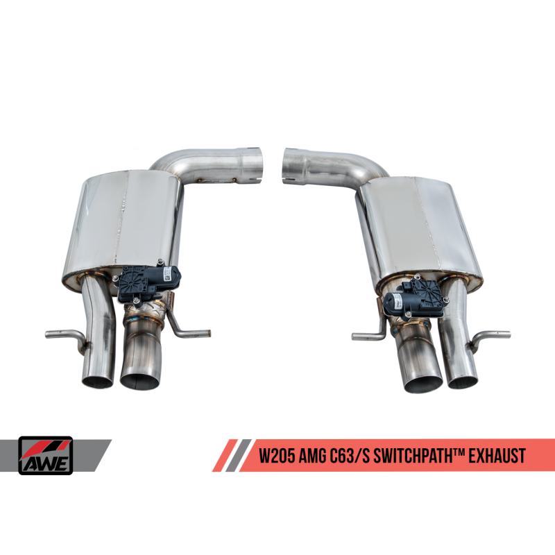 AWE Tuning Mercedes-Benz W205 AMG C63/S Coupe SwitchPath Exhaust System - for DPE Cars