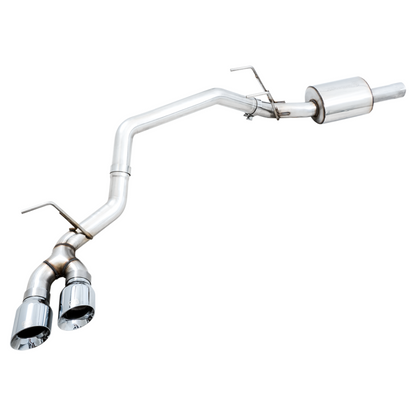 AWE Tuning 09-18 RAM 1500 5.7L (w/o Cutouts) 0FG Single Side Exit Cat-Back Exhaust - Chrome Tips