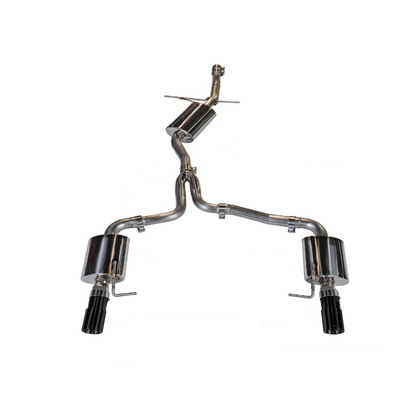 AWE Tuning Audi B8 A4 Touring Edition Exhaust - Dual Outlet Diamond Black Tips