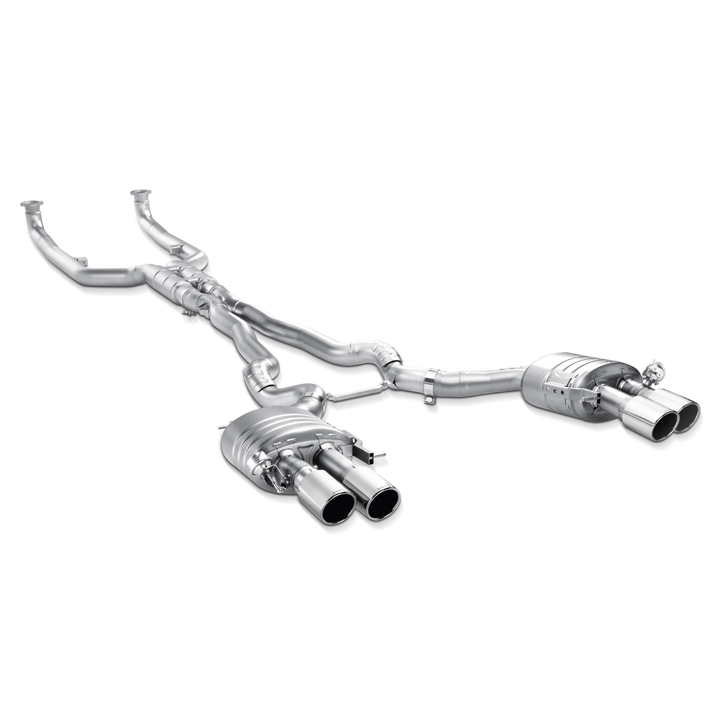 Akrapovič Evolution Line Catback Exhaust System (Titanium) w/Titanium Tips - 2012-2018 BMW M6