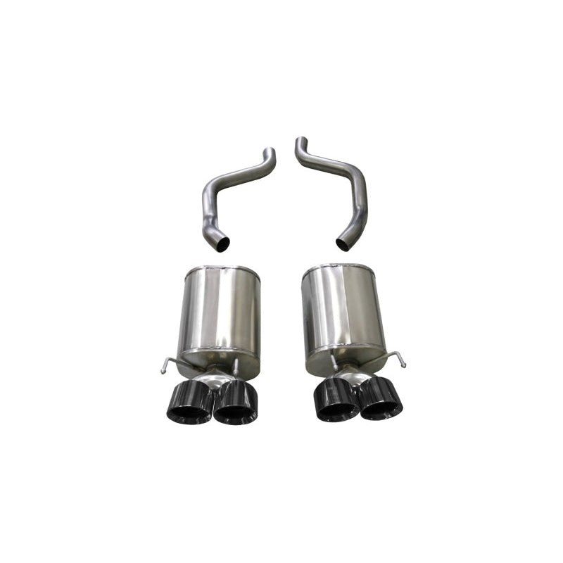 Corsa 09-13 Chevrolet Corvette (C6) 6.2L Black Sport Axle-Back Exhaust w/4.5in Tips
