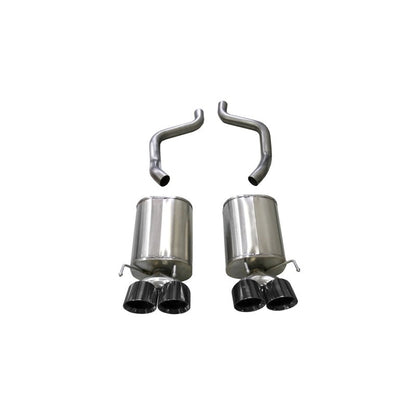 Corsa 09-13 Chevrolet Corvette (C6) 6.2L Black Sport Axle-Back Exhaust w/4.5in Tips
