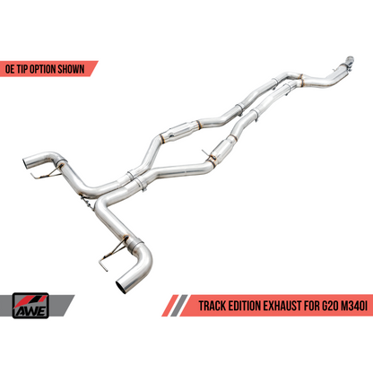 AWE Tuning 2019+ BMW M340i (G20) Track Edition Exhaust (Use OE Tips)