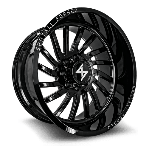 Sentali Forged SF1GB Gloss Black 30x16 -99 8x180mm 124.3mm