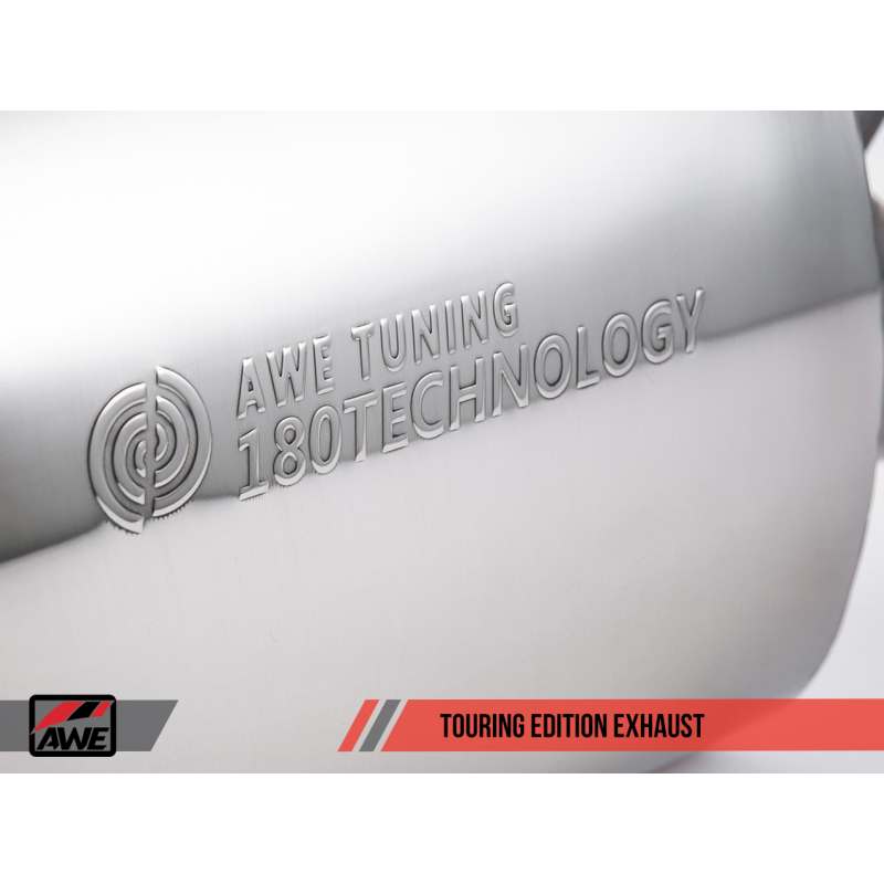 AWE Tuning BMW F22 M235i / M240i Touring Edition Axle-Back Exhaust - Diamond Black Tips (102mm)