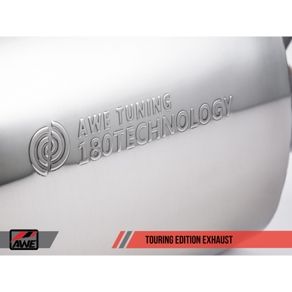 AWE Tuning BMW F22 M235i / M240i Touring Edition Axle-Back Exhaust - Diamond Black Tips (102mm)