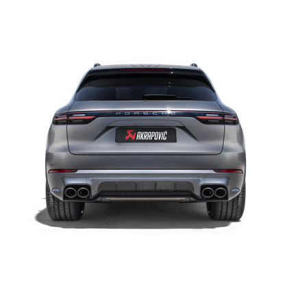 Akrapovič Evolution Line Catback Exhaust System (Titanium) w/o Tips - 2019-2025 Porsche Cayenne Turbo/Coupe V8 (536)