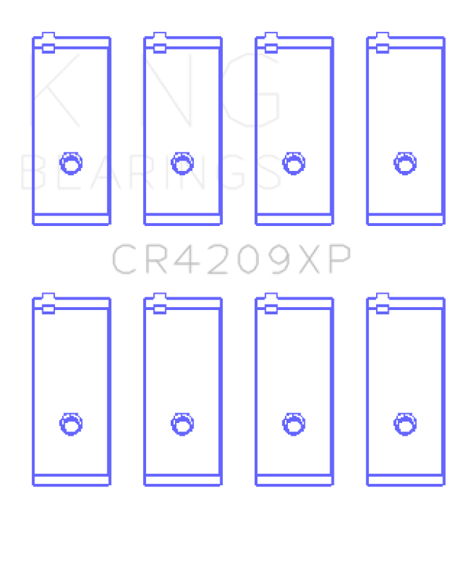 King Engine Bearings Toyota 3SGTE Performance Rod Bearing Set - Size STD