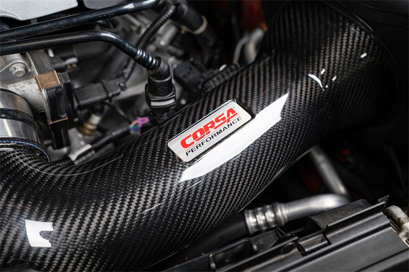 Corsa 16-24 Chevrolet Camaro SS 6.2L V8 Carbon Fiber Open Element Air Intake - Oiled