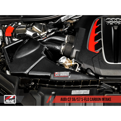 AWE Tuning Audi C7 S6 / S7 4.0T S-FLO Carbon Intake V2