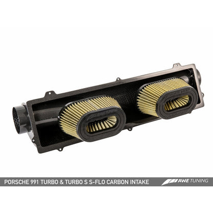 AWE Tuning Porsche 991 (991.2) Turbo and Turbo S S-FLO Carbon Intake