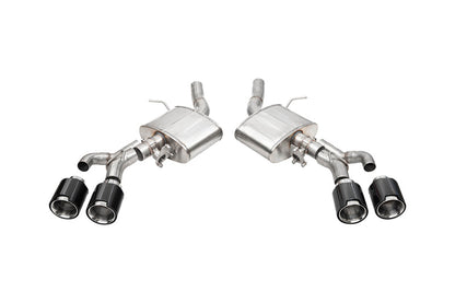 Corsa 22-25 Cadillac CT4 V Blackwing 3in Active Valve Axle-Back - 4.5in Carbon Fiber Polished Tip