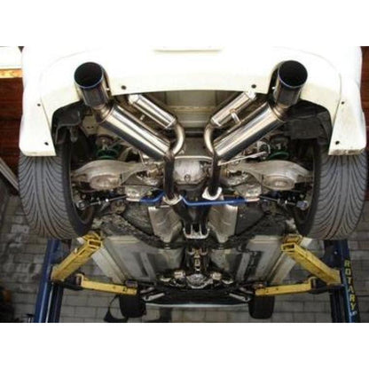 HKS Dual Hi-Power Titanium Tip Catback Exhaust - Infiniti G35