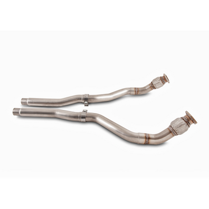 AWE Tuning Audi 8R 3.0T Non-Resonated Downpipes for Q5 / SQ5