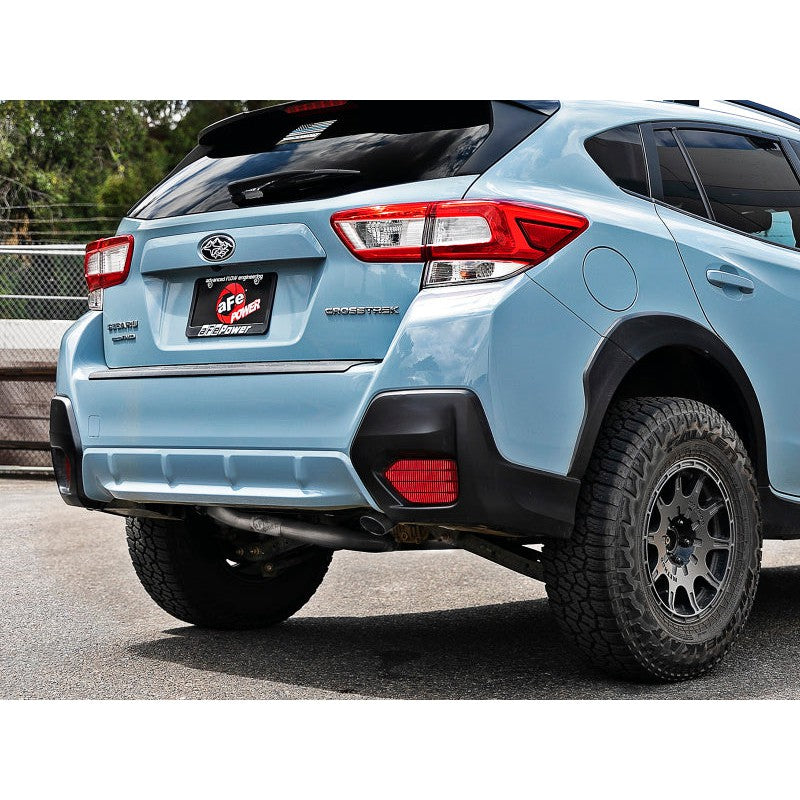aFe POWER Takeda 2.5in 304 SS Cat-Back Exhaust System Subaru Crosstrek 18-19 H4-2.0L
