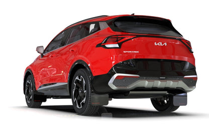 Rally Armor 23-25 Kia Sportage Black UR Mud Flap w/ Metallic Black Logo