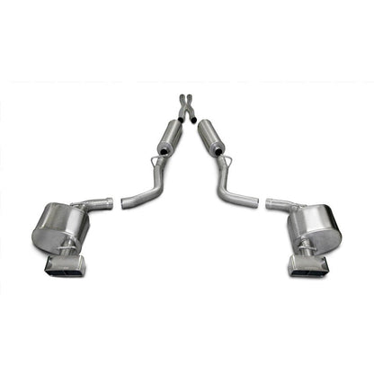 Corsa 09-10 Dodge Challenger R/T 5.7L V8 Manual Polished Xtreme Cat-Back Exhaust