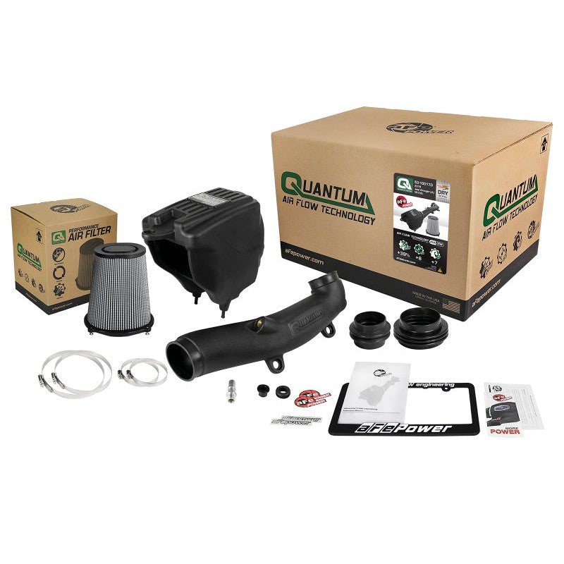 aFe Quantum Pro Dry S Cold Air Intake System 18-19 Jeep Wrangler (JL) V6-3.6L
