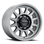 Method MR704 HD 17x9 18mm Offset 8x6.5 130.81mm CB Titanium Wheel