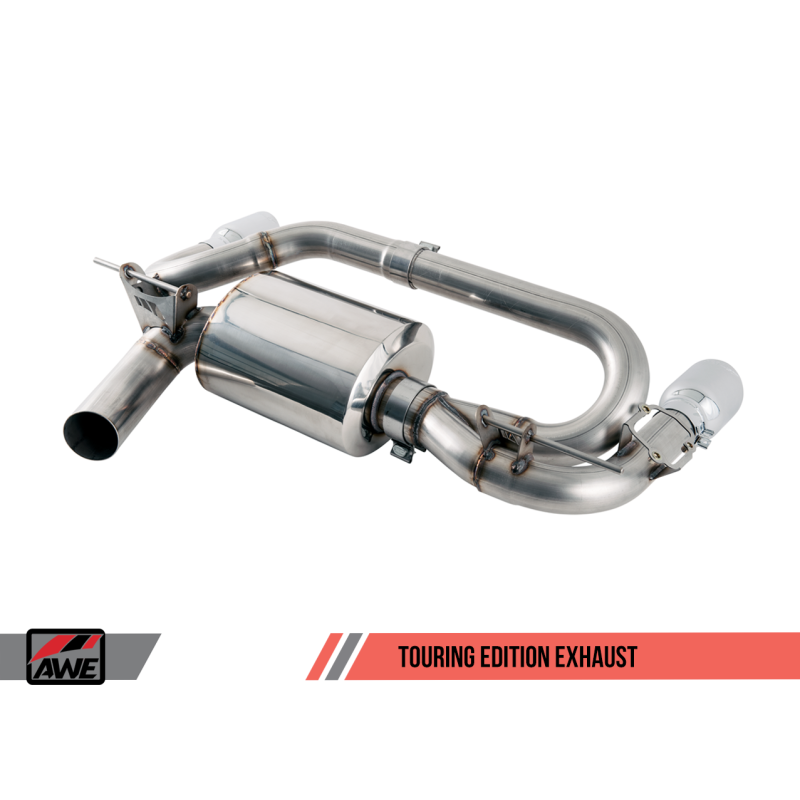 AWE Tuning BMW F22 M235i / M240i Touring Edition Axle-Back Exhaust - Diamond Black Tips (102mm)