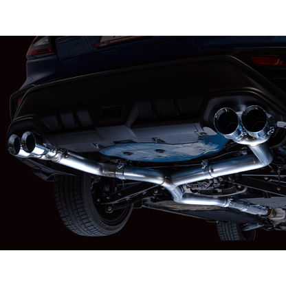 AWE Tuning 2022+ VB Subaru WRX Track Edition Exhaust - Chrome Silver Tips