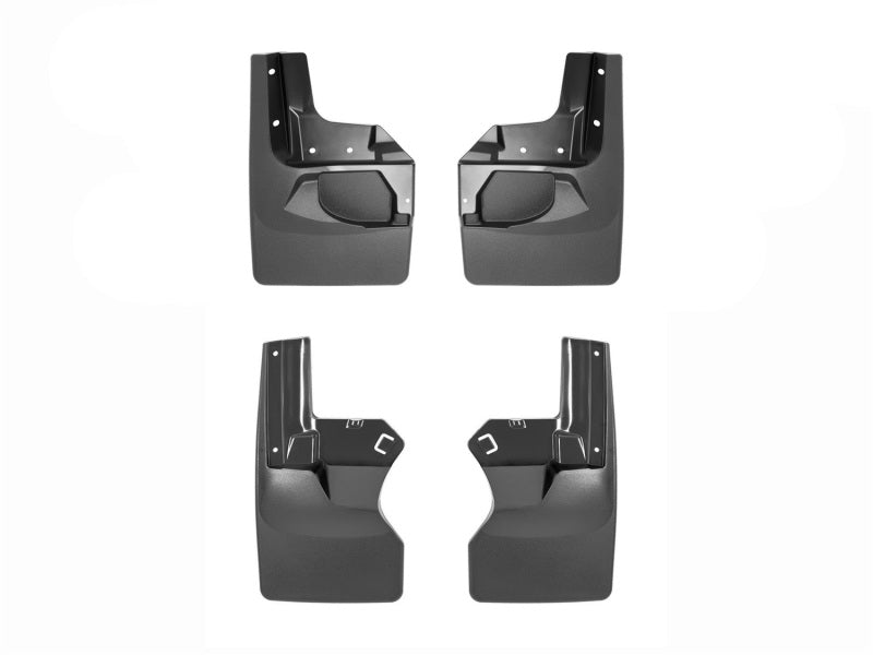 WeatherTech 2020+ Jeep Gladiator No Drill Mudflaps - Black