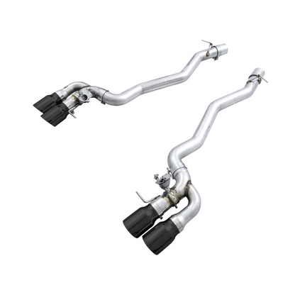 AWE Tuning 18-19 BMW M5 (F90) 4.4T AWD Cat-back Exhaust - Track Edition (Diamond Black Tips)