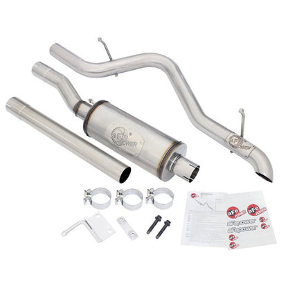 aFe MACHForce XP 2.5in SS-409 Cat-Back Exhaust 07-16 Jeep Wrangler (JK) V6-3.6L/3.8L (2-4 Door)