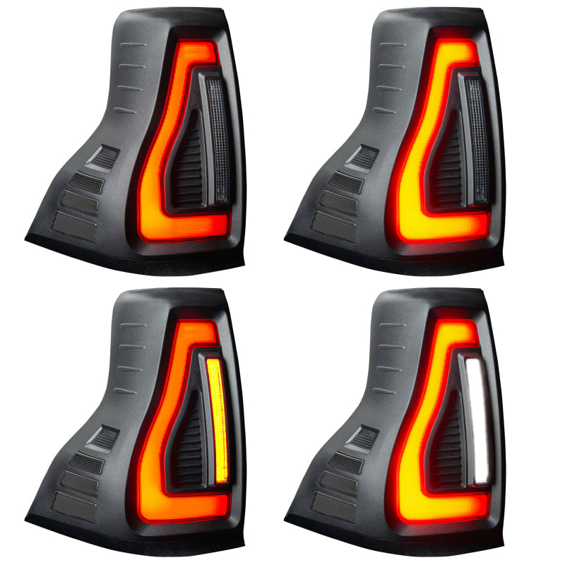 Oracle 10-23 Lexus GX460 and Toyota Prado Flush Lensless LED Tail Lights - Black Series