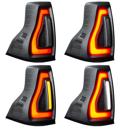 Oracle 10-23 Lexus GX460 and Toyota Prado Flush Lensless LED Tail Lights - Black Series