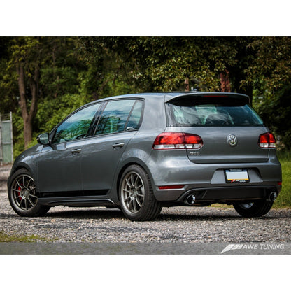 AWE Tuning Mk6 GTI Performance Catback - Chrome Silver Round Tips