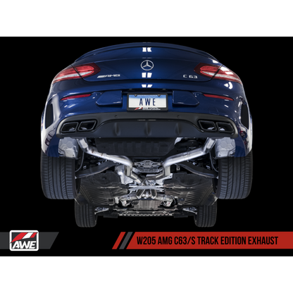 AWE Tuning Mercedes-Benz W205 AMG C63/S Sedan Track Edition Exhaust System (no tips)