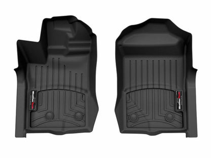 WeatherTech 24-25 Ford Ranger 1st Row Front FloorLiner for Vinyl Floors - Black