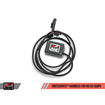 AWE Tuning Audi B9 S5 Coupe SwitchPath Exhaust w/ Black Diamond Tips (102mm)