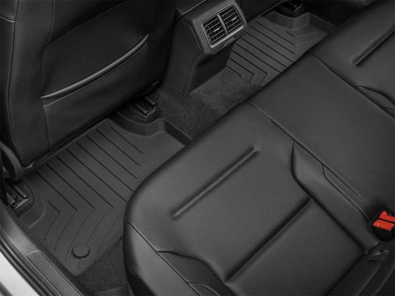 WeatherTech 15-20 Audi A3 (Sedan) / 15-20 S3 (Incl 17-20 RS3) Rear FloorLiner HP - Black (2pc Liner)